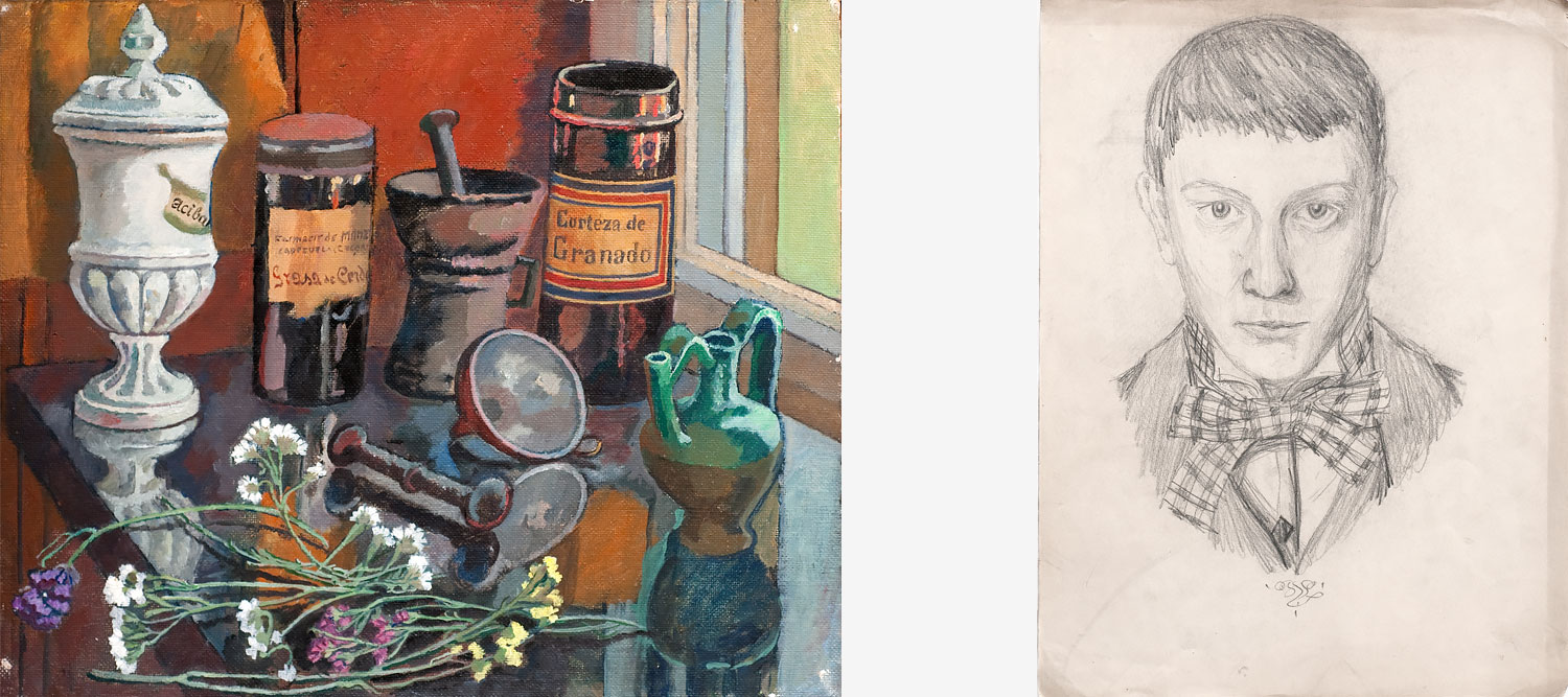 Spanska apotekskrus, olja, 1970-tal